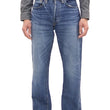 Load image into Gallery viewer, Sugar Cane Jeans SC41947SW Men's Regular Straight Fit Pre-Aged Jeans 14.25 oz. Indigo Faded Denim Pants 1947 Model (Length 32)