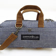 Laden Sie das Bild in den Galerie-Viewer, Samurai Jeans Mini Duffle Sling Bag Men's Casual Hickory Stripe Denim Small Crossbody Drum Pouch Bag SCOGP24