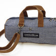 Laden Sie das Bild in den Galerie-Viewer, Samurai Jeans Mini Duffle Sling Bag Men's Casual Hickory Stripe Denim Small Crossbody Drum Pouch Bag SCOGP24