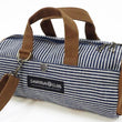 Laden Sie das Bild in den Galerie-Viewer, Samurai Jeans Mini Duffle Sling Bag Men's Casual Hickory Stripe Denim Small Crossbody Drum Pouch Bag SCOGP24