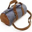 Laden Sie das Bild in den Galerie-Viewer, Samurai Jeans Mini Duffle Sling Bag Men's Casual Hickory Stripe Denim Small Crossbody Drum Pouch Bag SCOGP24