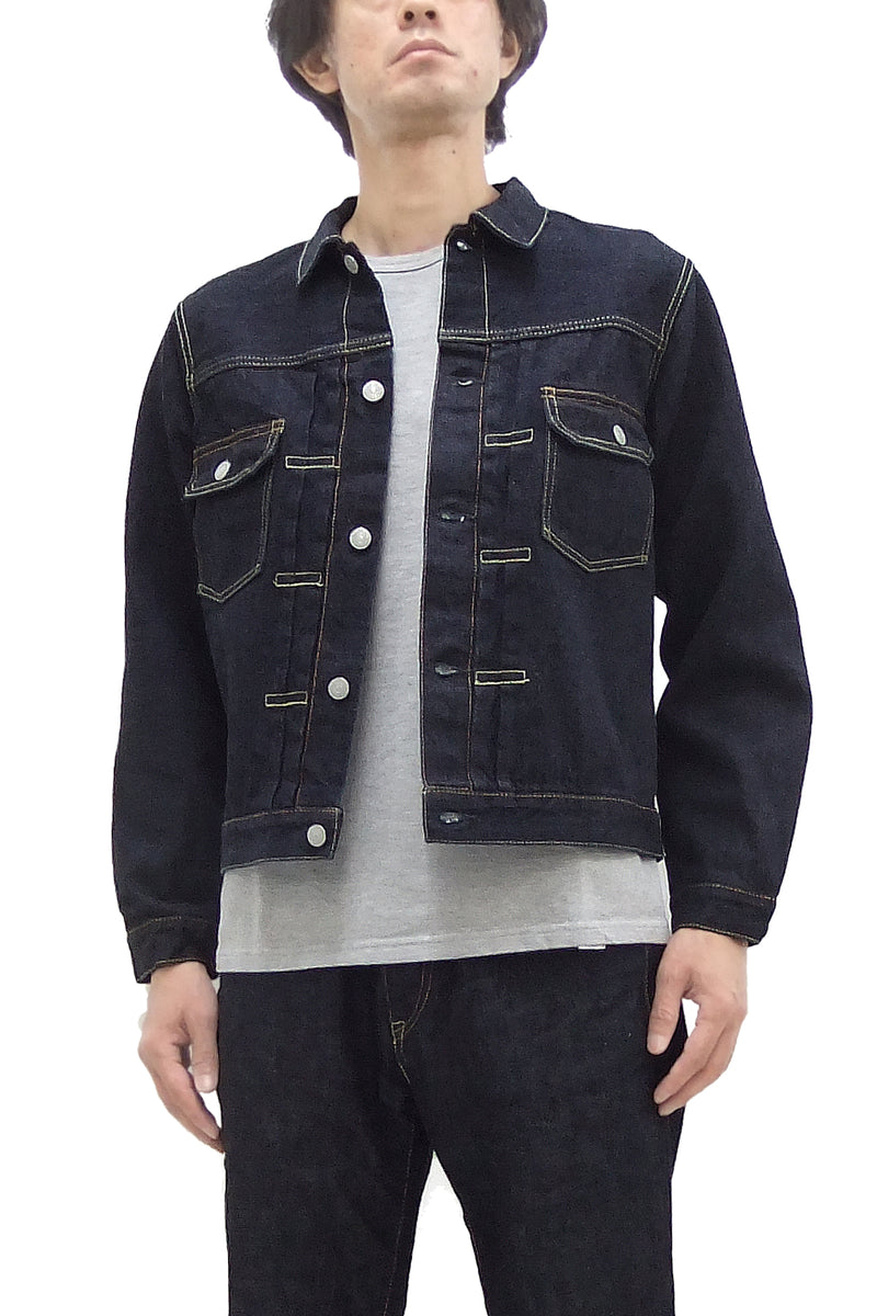 Studio D'artisan Denim Jacket Men's Type 2 Style 14 Oz. G3 Denim Jean  Jacket SD-492 One-Wash