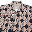 Load image into Gallery viewer, Style Eyes Corduroy Sport Shirt Men's 1950s Style Long Sleeve Button Up Shirt Vertical Diamond Stripe Pattern SE29171 119 Black