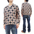 Load image into Gallery viewer, Style Eyes Corduroy Sport Shirt Men's 1950s Style Long Sleeve Button Up Shirt Vertical Diamond Stripe Pattern SE29171 119 Black
