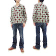 Load image into Gallery viewer, Style Eyes Corduroy Sport Shirt Men's 1950s Style Long Sleeve Button Up Shirt Vertical Diamond Stripe Pattern SE29171 138 Brown
