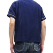 Load image into Gallery viewer, Style Eyes Two-Tone Rayon Bowling Shirt Men's 1950s Style Short Sleeve Button Up Shirt SE39056 128 Navy-Blue