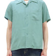 Load image into Gallery viewer, Style Eyes Plain Rayon Bowling Shirt Men's 1950s Style Short Sleeve Solid Color Button Up Shirt SE39259 124 Faded-Light-Blue