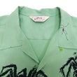 Load image into Gallery viewer, Star of Hollywood Shirt Men's 1950s Tarantulas Graphic Short Sleeve Rayyon Shirt SH38873 141 Mint-Green