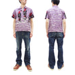 Load image into Gallery viewer, Star of Hollywood Shirt Men's 1950s Condor Graphic Short Sleeve Half Placket Pullover Shirt SH39310 175 Purple
