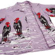 Load image into Gallery viewer, Star of Hollywood Shirt Men's 1950s Condor Graphic Short Sleeve Front Button Closure Shirt SH39311 175 Purple