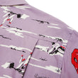 Load image into Gallery viewer, Star of Hollywood Shirt Men's 1950s Condor Graphic Short Sleeve Front Button Closure Shirt SH39311 175 Purple