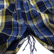 Load image into Gallery viewer, Samurai Jeans Indigo Plaid Flannel Shirt Men's Heavyweight Long Sleeve Button Up Work Shirt SIN23-01 Indigo/Blue Plaid