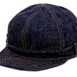 Laden Sie das Bild in den Galerie-Viewer, Samurai Jeans Denim Workman Cap Men's Adjustable Working denim Hat SJ201WC-5000VX17oz