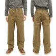 Load image into Gallery viewer, Samurai Jeans Trousers SJ48CP Men's Khaki Chinos Wide-Cut Relaxed Fit Straight Legs Sulfur-dyed Chino Worrk Pants One-Washed