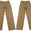 Load image into Gallery viewer, Samurai Jeans Trousers SJ48CP Men's Khaki Chinos Wide-Cut Relaxed Fit Straight Legs Sulfur-dyed Chino Worrk Pants One-Washed