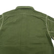 Load image into Gallery viewer, Samurai Jeans Herringbone Shirt Men's Long Sleeve Sulfur-Dyed Selvage HBT Button Up Work Shirt SJCBS24-HB Olive