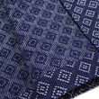 Laden Sie das Bild in den Galerie-Viewer, Samurai Jeans Indigo Sashiko Shirt Men's Diamond Stitch Sashiko Short Sleeve Button Up Camp Collar Shirt SOS23-S01
