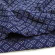 Laden Sie das Bild in den Galerie-Viewer, Samurai Jeans Indigo Sashiko Shirt Men's Diamond Stitch Sashiko Short Sleeve Button Up Camp Collar Shirt SOS23-S01