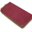 Load image into Gallery viewer, Studio D'artisan Wallet Men's Casual Natural Plant Dyed Leather Wallet Zip Around Long Wallet SP-097 Earth-Colored Red