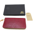 Load image into Gallery viewer, Studio D'artisan Wallet Men's Casual Natural Plant Dyed Leather Wallet Zip Around Long Wallet SP-097 Earth-Colored Red