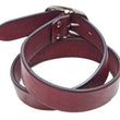Load image into Gallery viewer, Studio D'artisan leather Belt Natural Plant Dyed Leather Belt Men's Ccasual 38mm Wide/4.2mm Thick Bend Leather with Oval Buckle SP-100A Brownish Earth-Colored Red