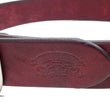 Load image into Gallery viewer, Studio D'artisan leather Belt Natural Plant Dyed Leather Belt Men's Ccasual 38mm Wide/4.2mm Thick Bend Leather with Oval Buckle SP-100A Brownish Earth-Colored Red
