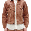 Load image into Gallery viewer, Studio D'artisan Denim Jacket SP-109 Men's 16oz. Natural Persimmon Tannin-Dyed Slub Selvedge Denim 1953 Type 2 Style Jean Jacket Reddish-brown One-Wash