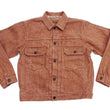 Load image into Gallery viewer, Studio D'artisan Denim Jacket SP-109 Men's 16oz. Natural Persimmon Tannin-Dyed Slub Selvedge Denim 1953 Type 2 Style Jean Jacket Reddish-brown One-Wash