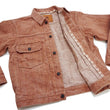 Load image into Gallery viewer, Studio D'artisan Denim Jacket SP-109 Men's 16oz. Natural Persimmon Tannin-Dyed Slub Selvedge Denim 1953 Type 2 Style Jean Jacket Reddish-brown One-Wash