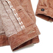 Load image into Gallery viewer, Studio D'artisan Denim Jacket SP-109 Men's 16oz. Natural Persimmon Tannin-Dyed Slub Selvedge Denim 1953 Type 2 Style Jean Jacket Reddish-brown One-Wash