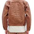 Load image into Gallery viewer, Studio D'artisan Denim Jacket SP-109 Men's 16oz. Natural Persimmon Tannin-Dyed Slub Selvedge Denim 1953 Type 2 Style Jean Jacket Reddish-brown One-Wash