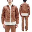 Load image into Gallery viewer, Studio D'artisan Denim Jacket SP-109 Men's 16oz. Natural Persimmon Tannin-Dyed Slub Selvedge Denim 1953 Type 2 Style Jean Jacket Reddish-brown One-Wash