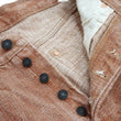 Load image into Gallery viewer, Studio D'artisan Jeans Men's 16oz. Natural Persimmon Tannin-Dyed Slub Denim Jeans Regular Straight Fit Jean Pants SDA SP-110 Reddish-brown One-Wash