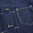 Load image into Gallery viewer, Studio D'artisan Denim Jacket SP-114 Men's 15oz. Organic Cotton Natural Indigo Selvedge Denim Jean Jacket SP-114 One-Wash