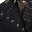 Load image into Gallery viewer, Studio D'artisan Mud-Dyed Black Denim Jeans Men's Regular Straight Fit Button-Fly 18oz. Amami Dorozome Selvedge Denim Pants SP-120 One-Wash