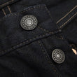 Load image into Gallery viewer, Studio D'artisan Mud-Dyed Black Denim Jeans Men's Regular Straight Fit Button-Fly 18oz. Amami Dorozome Selvedge Denim Pants SP-120 One-Wash