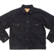 Load image into Gallery viewer, Studio D'artisan Black Denim Jacket SP-121 Men's 1953 Type 2 Style Amami Mud-Dyed Denim Jean Jacket SP-121 Jet-Black