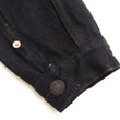 Load image into Gallery viewer, Studio D'artisan Black Denim Jacket SP-121 Men's 1953 Type 2 Style Amami Mud-Dyed Denim Jean Jacket SP-121 Jet-Black