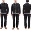Load image into Gallery viewer, Studio D'artisan Black Denim Jacket SP-121 Men's 1953 Type 2 Style Amami Mud-Dyed Denim Jean Jacket SP-121 Jet-Black