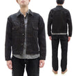 Load image into Gallery viewer, Studio D'artisan Black Denim Jacket SP-121 Men's 1953 Type 2 Style Amami Mud-Dyed Denim Jean Jacket SP-121 Jet-Black