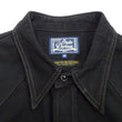 Load image into Gallery viewer, Studio D'artisan Black Western Shirt Men's Casual Amami Mud-Dyed Long Sleeve Snap-Up Shirt SDA SP-124