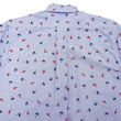 Load image into Gallery viewer, Sun Surf Casual Button Down Shirt Men's Short Sleeve Hula Dancer Palm Tree All-over Print Oxford Button Up Shirt SS39282 125 Blue