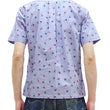 Load image into Gallery viewer, Sun Surf Casual Button Down Shirt Men's Short Sleeve Hula Dancer Palm Tree All-over Print Oxford Button Up Shirt SS39282 125 Blue