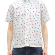 Load image into Gallery viewer, Sun Surf Casual Button Down Shirt Men's Short Sleeve Hula Dancer Palm Tree All-over Print Oxford Button Up Shirt SS39282 105 Off-White