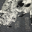 Load image into Gallery viewer, Sun Surf Men's Japanese Art Short Sleeve Shirt - Katsushika Hokusai Graphic in Classic Hawaiian Shirt Style SS39460 119 Charcoal-Black