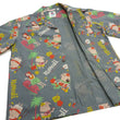 Load image into Gallery viewer, Sun Surf Men's Cotton Hawaiian Shirt - Uncle Torys Graphic Design - Short-Sleeve Aloha Shirt "TRIP TO HAWAII" SS39537 119 Faded-Black