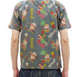 Load image into Gallery viewer, Sun Surf Men's Cotton Hawaiian Shirt - Uncle Torys Graphic Design - Short-Sleeve Aloha Shirt "TRIP TO HAWAII" SS39537 119 Faded-Black