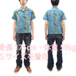 Load image into Gallery viewer, Sun Surf Men's Cotton Hawaiian Shirt - Uncle Torys Graphic Design - Short-Sleeve Aloha Shirt "TRIP TO HAWAII" SS39537 125 Blue