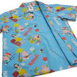 Load image into Gallery viewer, Sun Surf Men's Cotton Hawaiian Shirt - Uncle Torys Graphic Design - Short-Sleeve Aloha Shirt "TRIP TO HAWAII" SS39537 125 Blue