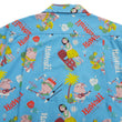 Load image into Gallery viewer, Sun Surf Men's Cotton Hawaiian Shirt - Uncle Torys Graphic Design - Short-Sleeve Aloha Shirt "TRIP TO HAWAII" SS39537 125 Blue